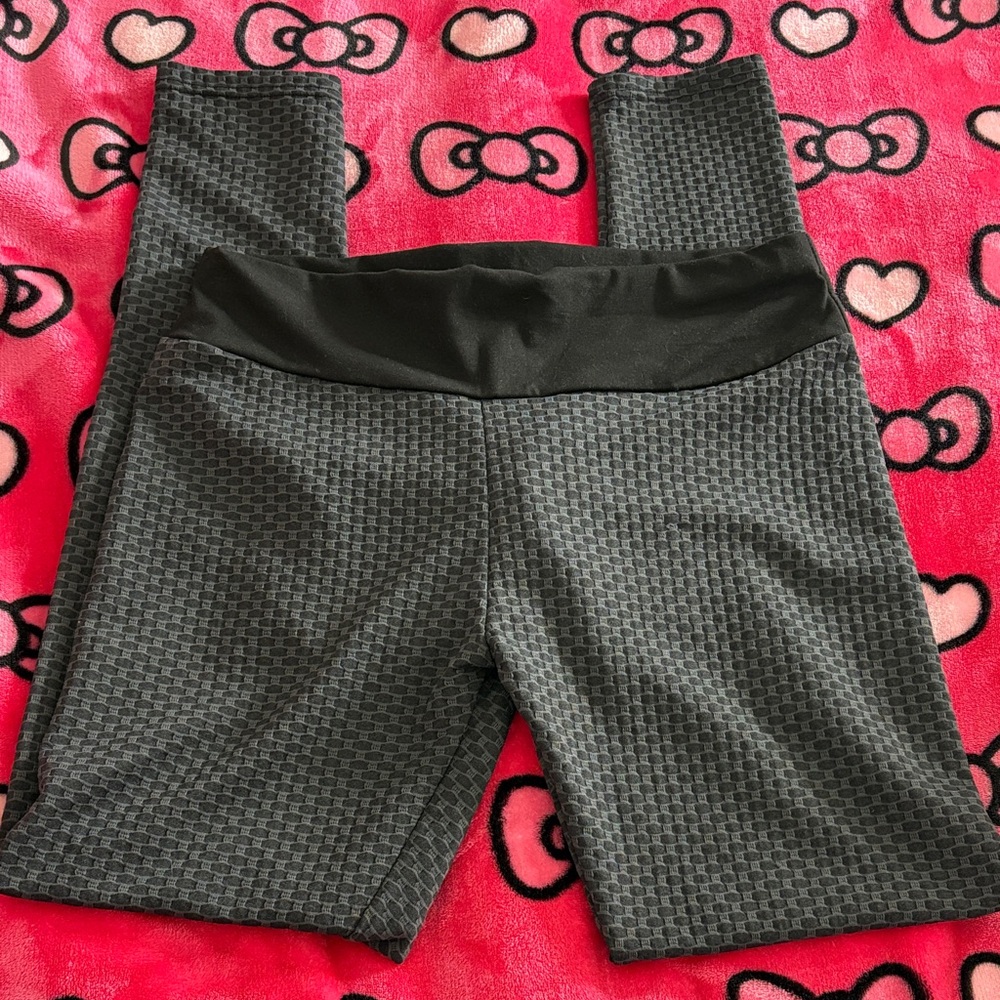 Black and Gray Leggings